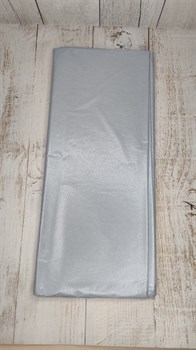 Бумага тишью жемчужная 50*66 см, серый - фото 6063