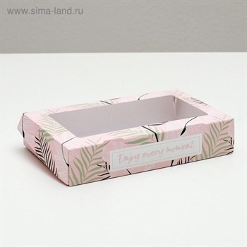 Коробка складная «Тропики», 20 × 12 × 4 см - фото 6624
