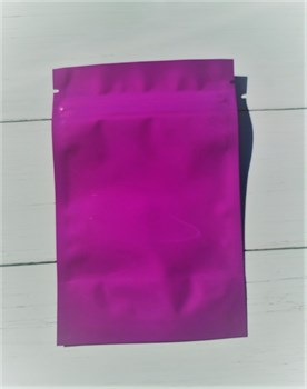 Дой-Пак пакет с окном105*150 (+3см) металлик Фуксия - фото 6968