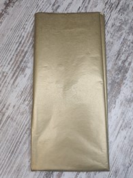 Бумага тишью металлик 50*66 см, золото