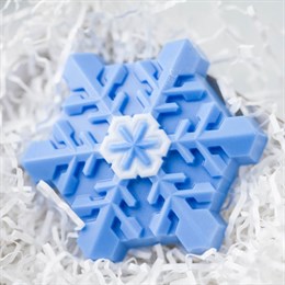 Снежинка кристальная пластиковая форма