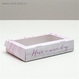 Коробка складная «Хорошего дня», 20 × 12 × 4 см