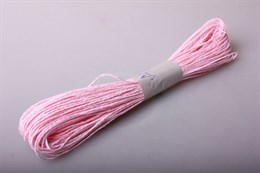 Шнур бумажный цвет: розовый 10 м