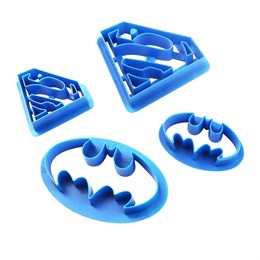 Набор форм для печенья Супермен/Бэтмен 2 шт.
