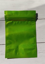 Дой-Пак пакет с окном105*150 (+3см) металлик Зеленый
