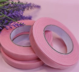 Лента флористическая 1,2см / Тейп лента, розовый