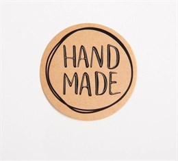 Набор наклеек для бизнеса Hand made, 4 х 4 см - 50 шт.