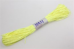 Шнур бумажный цвет: лимонный 10 м