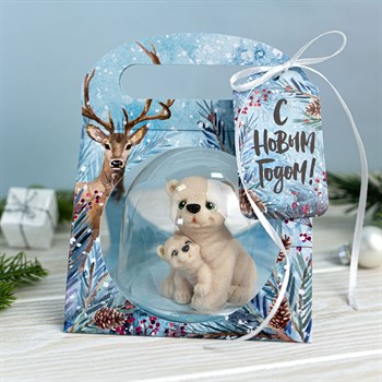 Сумочка для купола Новогодний олень 3803