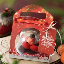 Сумочка для купола Красный Новый год 3802